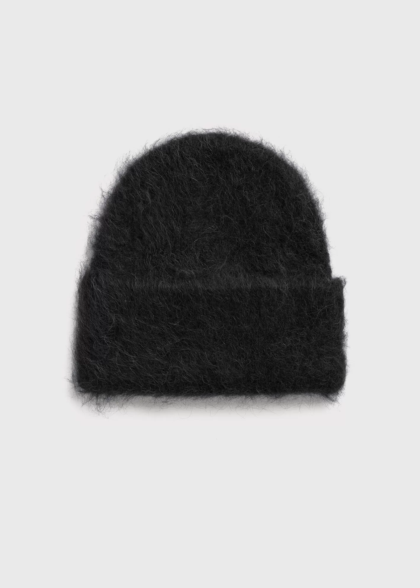 Hats & Gloves>TOTEME Alpaca knit beanie Black