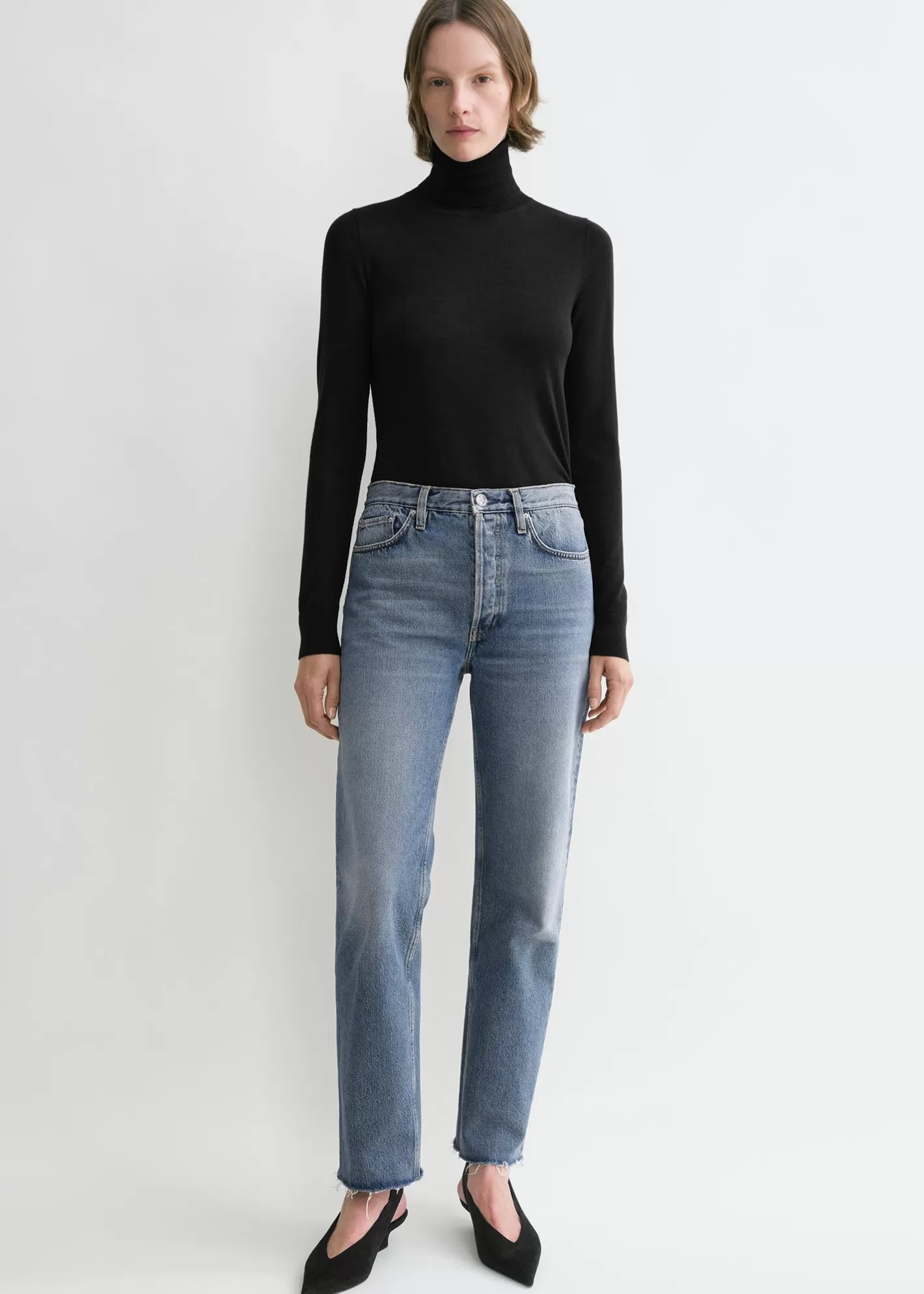Straight>TOTEME Classic cut denim vintage wash VintageWash