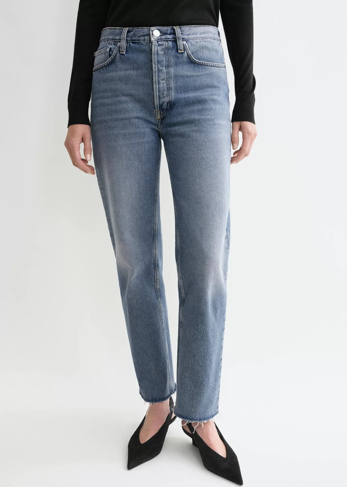 Straight>TOTEME Classic cut denim vintage wash VintageWash