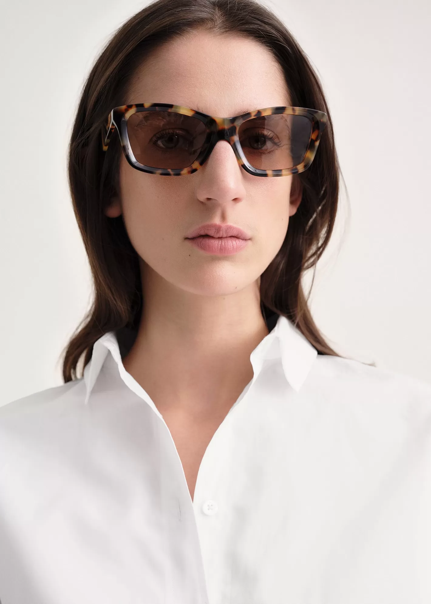 Sunglasses>TOTEME Classic sunglasses Tortoise