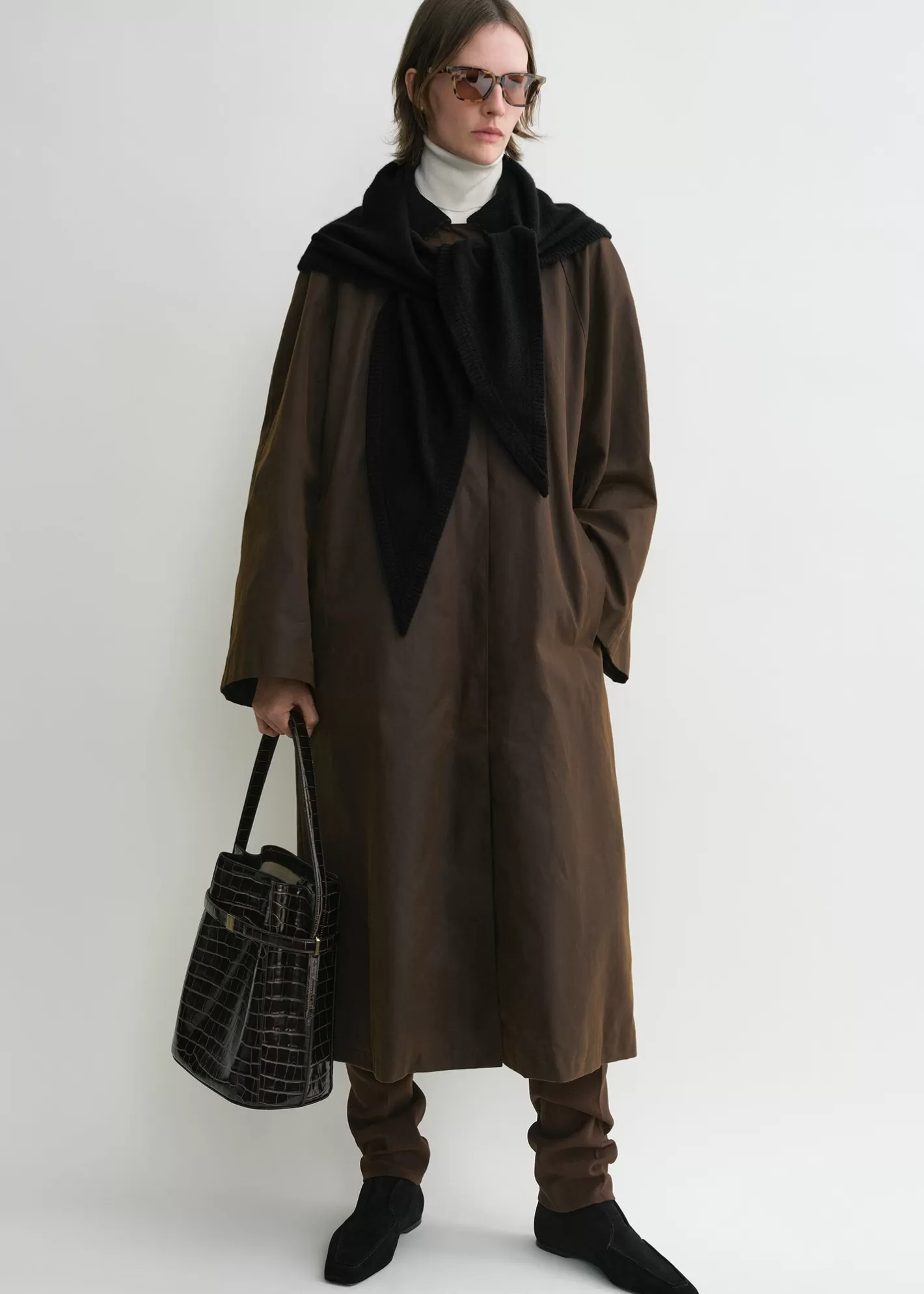 Outerwear>TOTEME Country coat bark