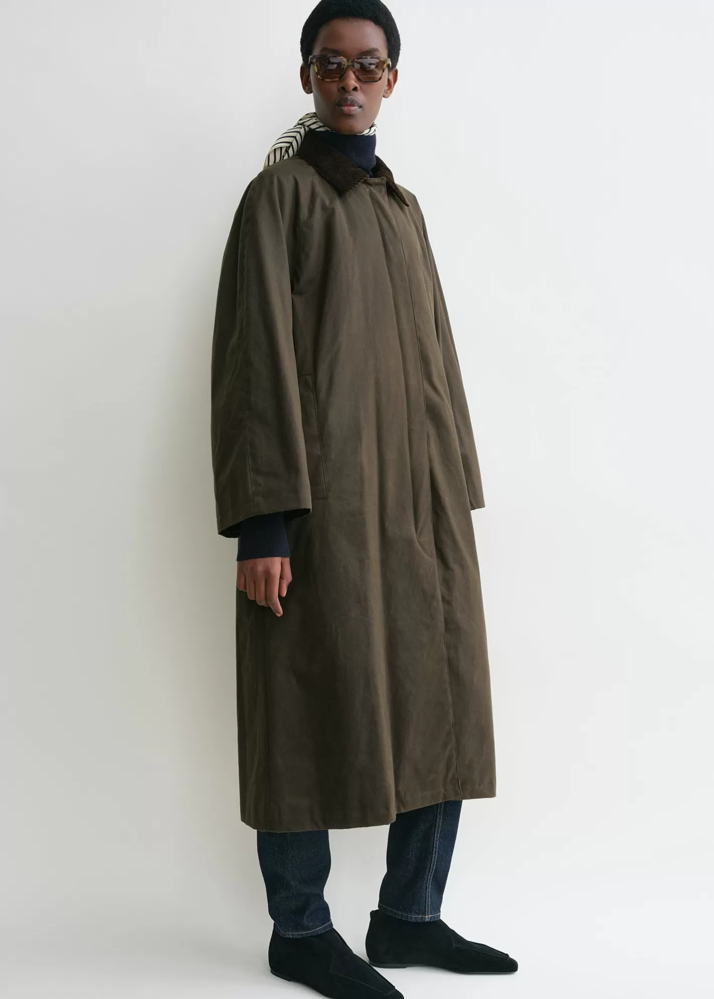 Outerwear>TOTEME Country coat Forest