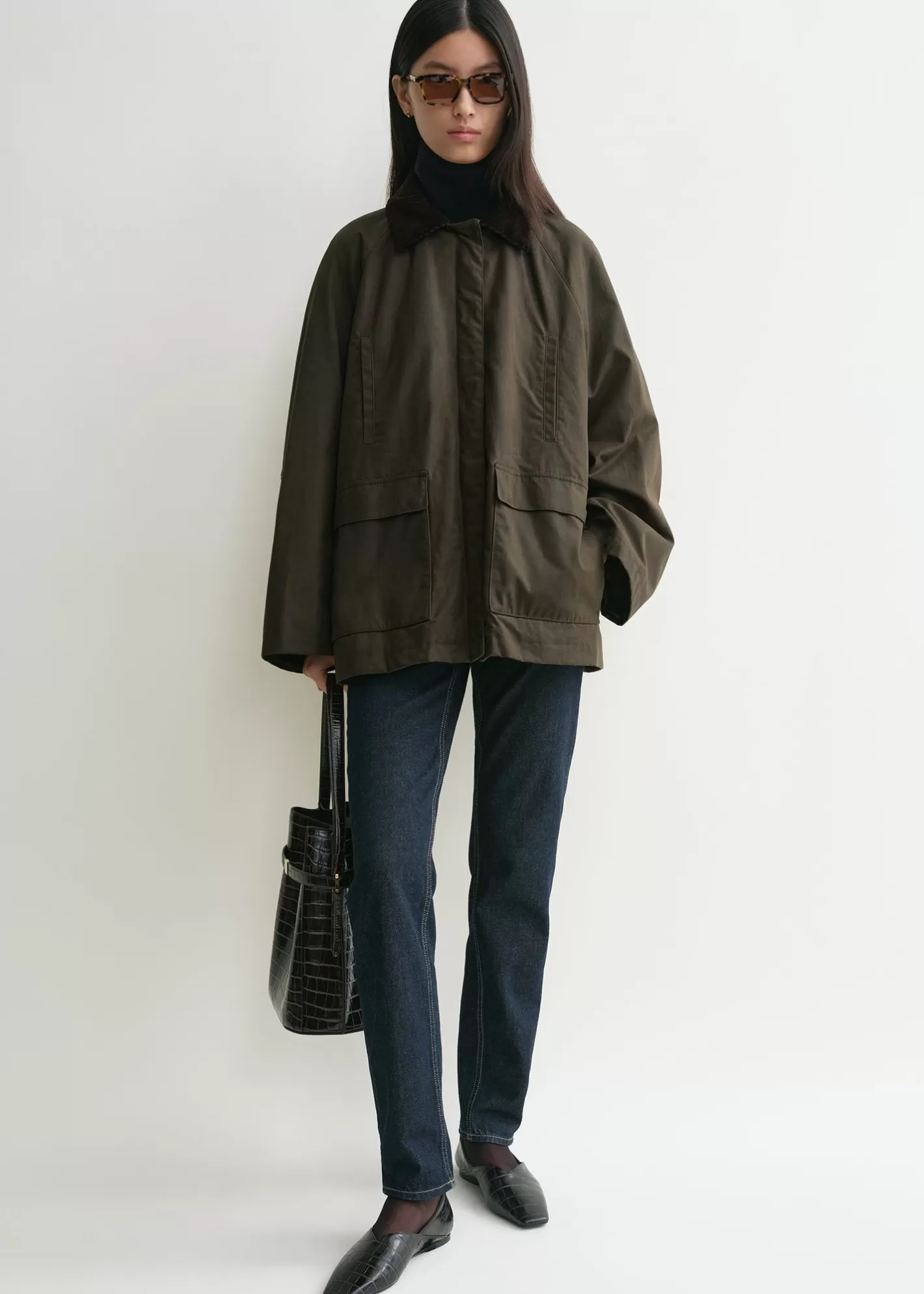 Outerwear>TOTEME Country jacket Forest