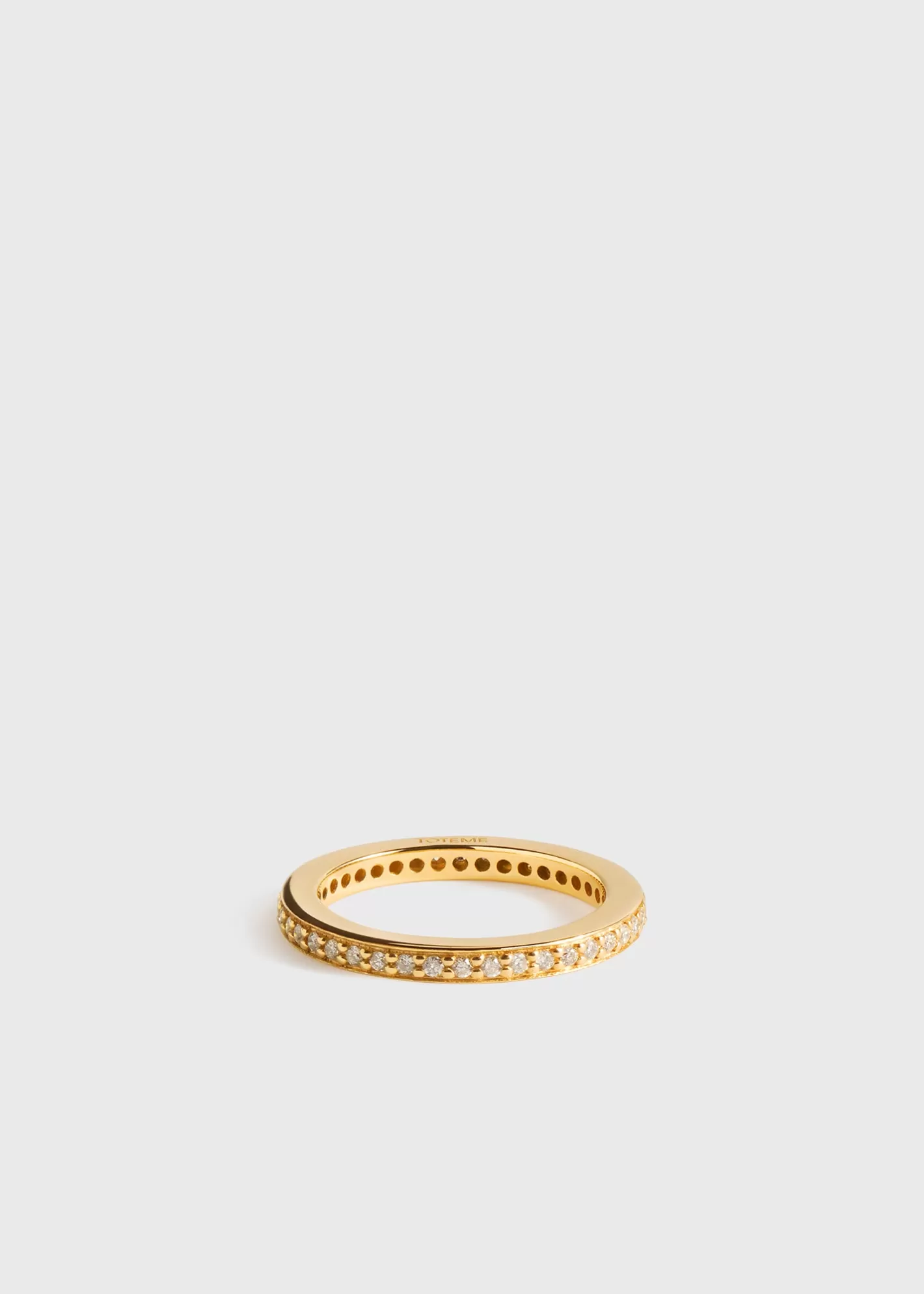 Jewelry>TOTEME Eternity diamond midi ring 18kt Gold