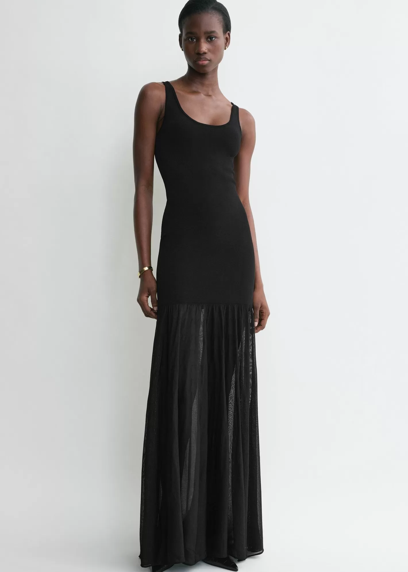 Dresses & Skirts>TOTEME Evening tank dress black