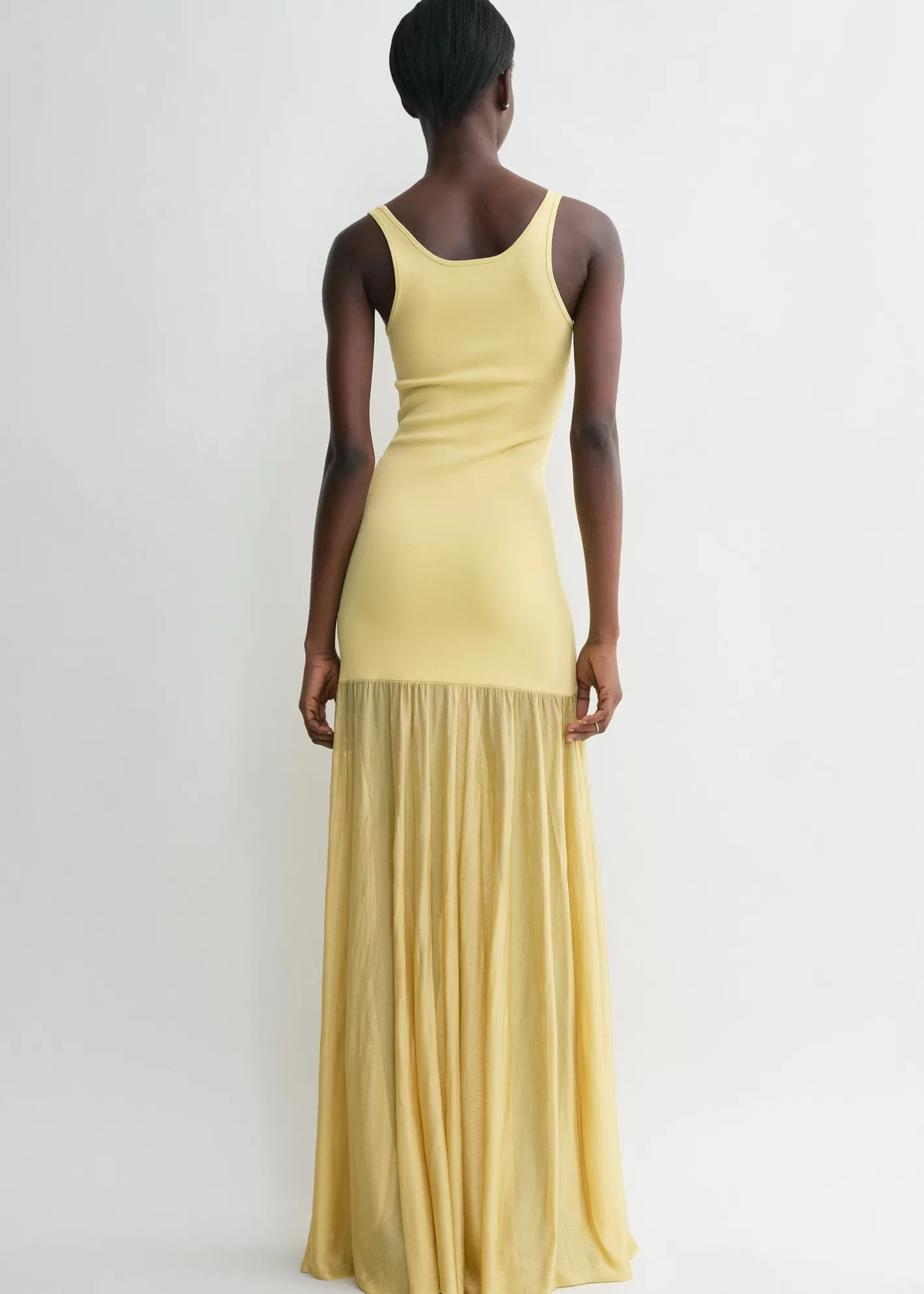 Dresses & Skirts>TOTEME Evening tank dress soft yellow softyellow