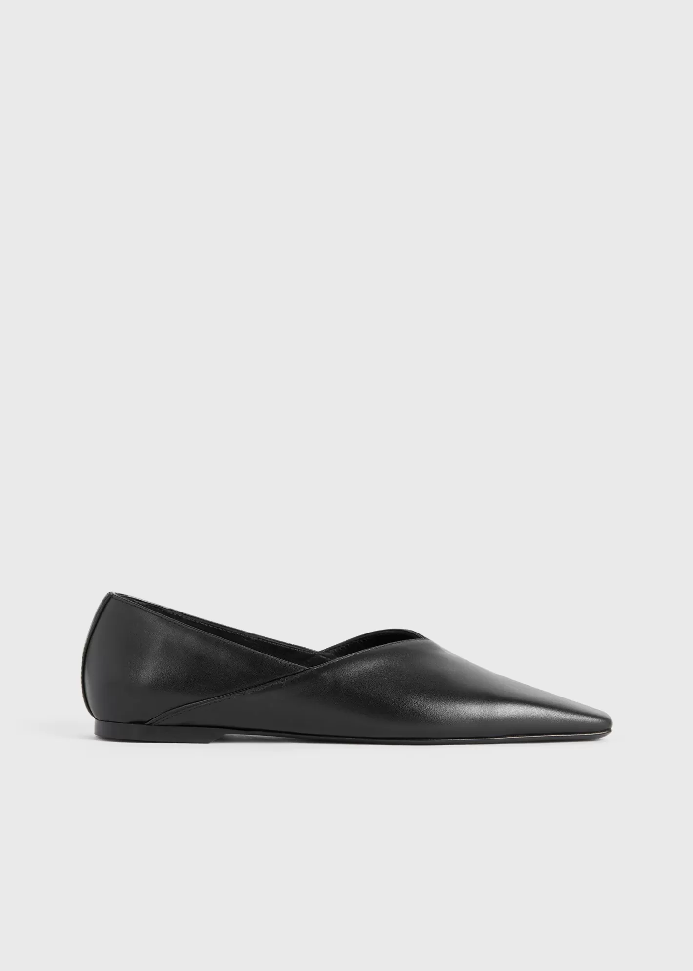 Shoes>TOTEME Everyday Nappa flats black