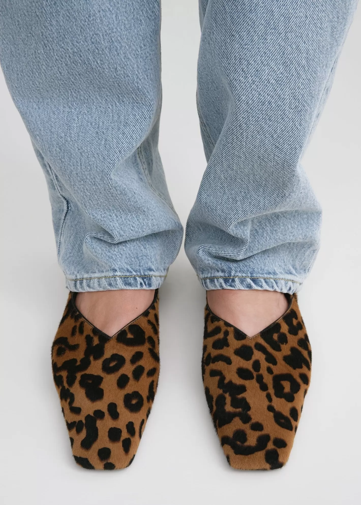 Shoes>TOTEME Everyday pony hair flats Leopard