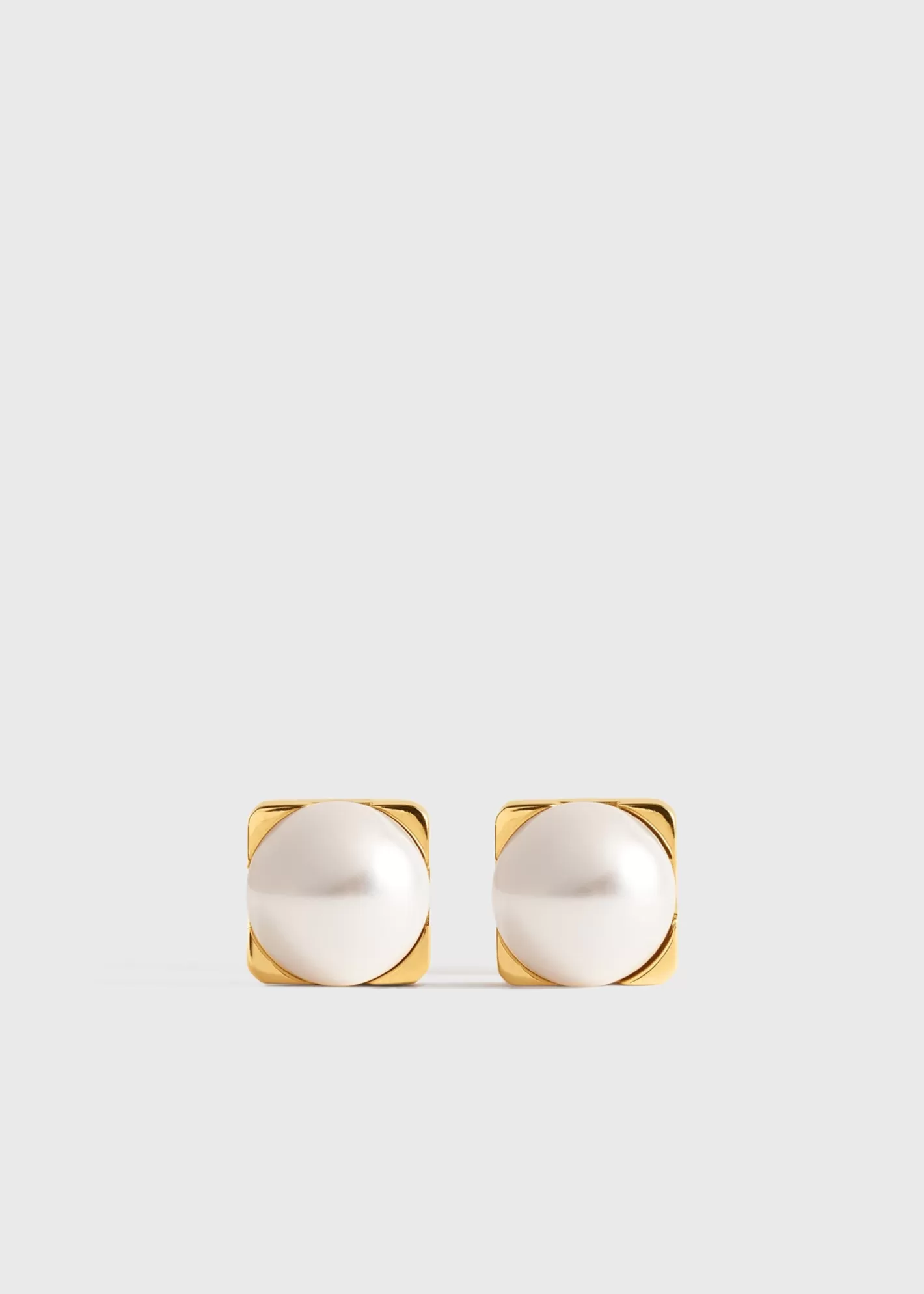 Jewelry>TOTEME Faux pearl studs White