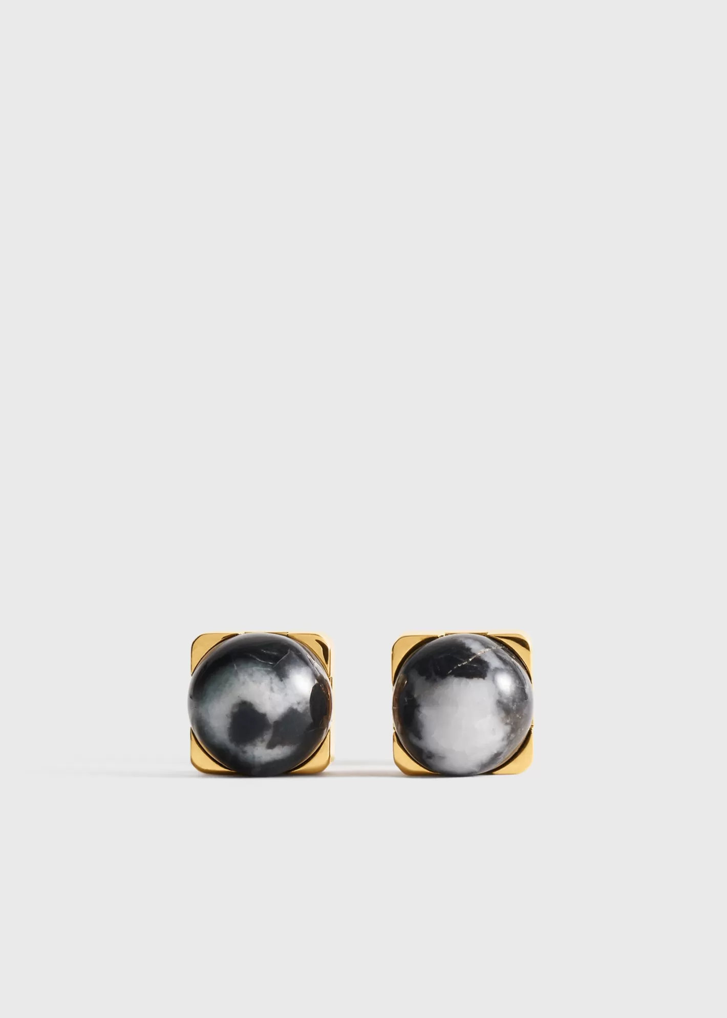 Jewelry>TOTEME Jasper studs black/off white Black/offwhite