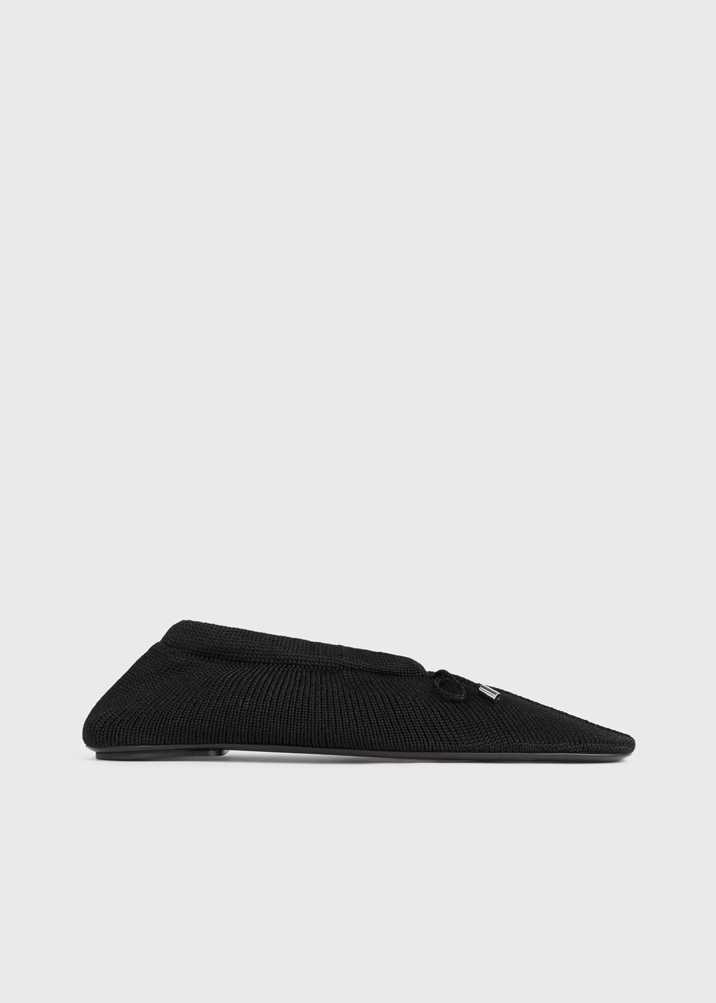 Shoes>TOTEME Knitted ballerinas black