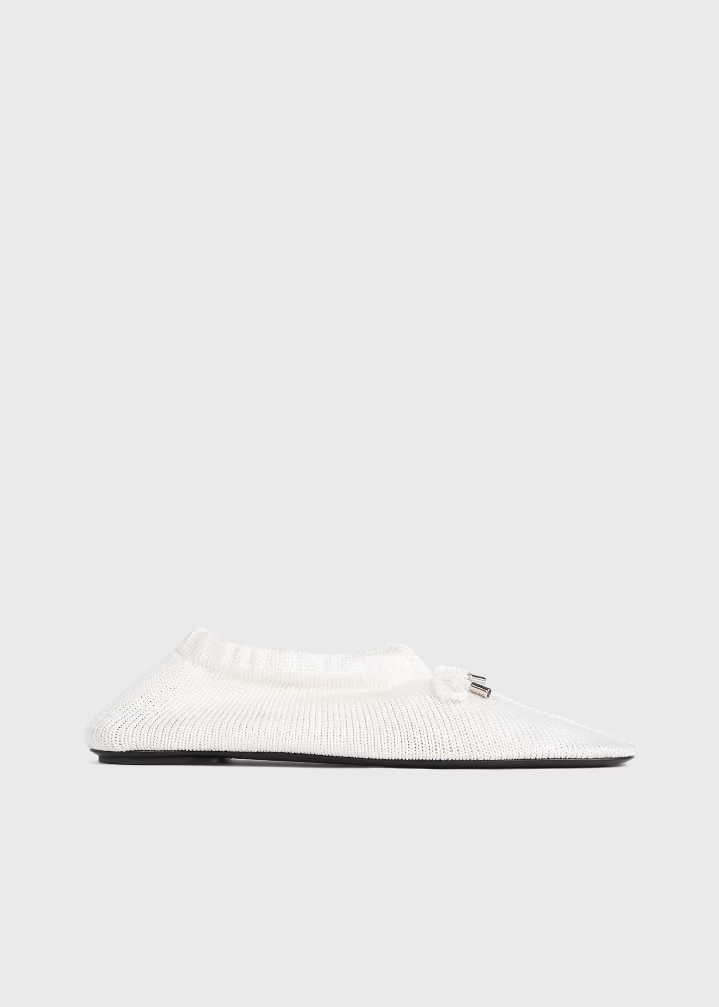 Shoes>TOTEME Knitted ballerinas cream