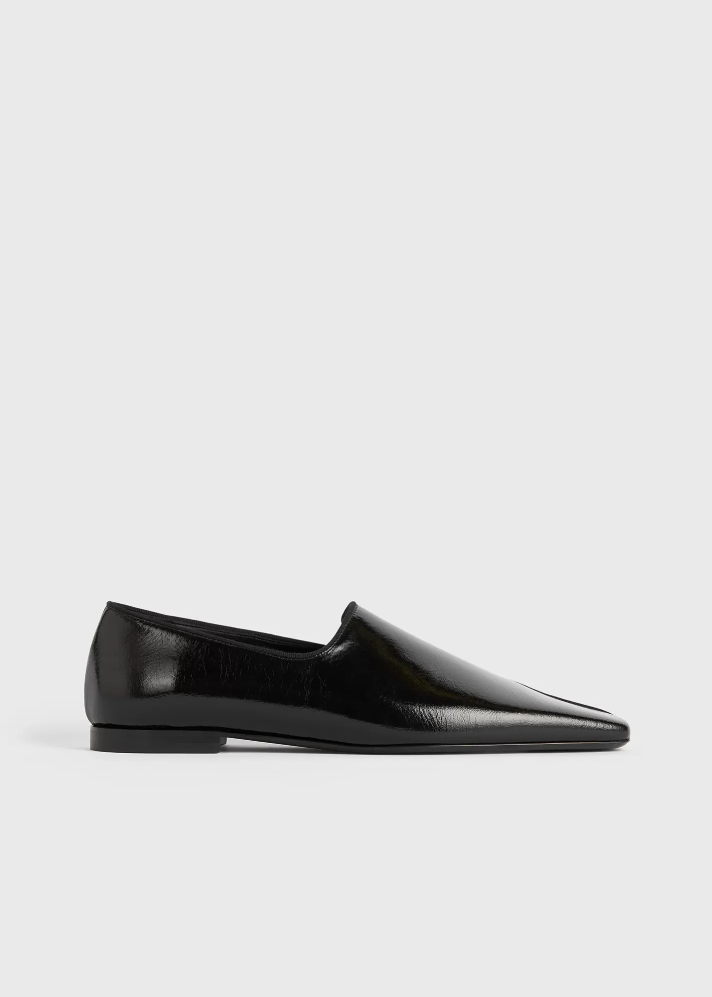 Shoes>TOTEME Piped Naplack loafers black