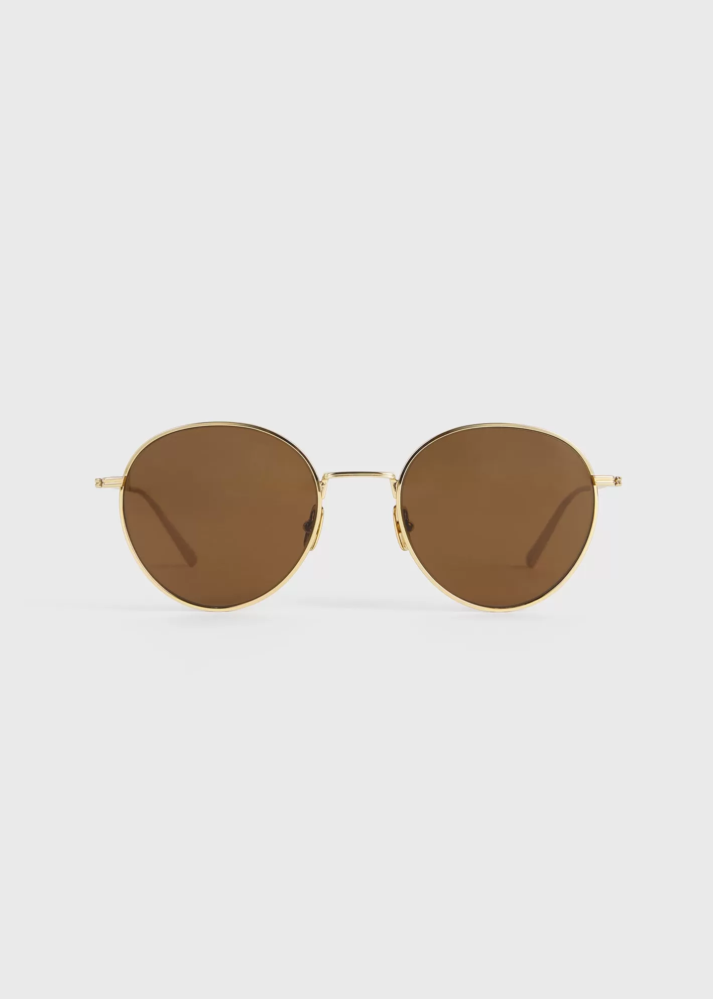 Sunglasses>TOTEME Round sunglasses gold