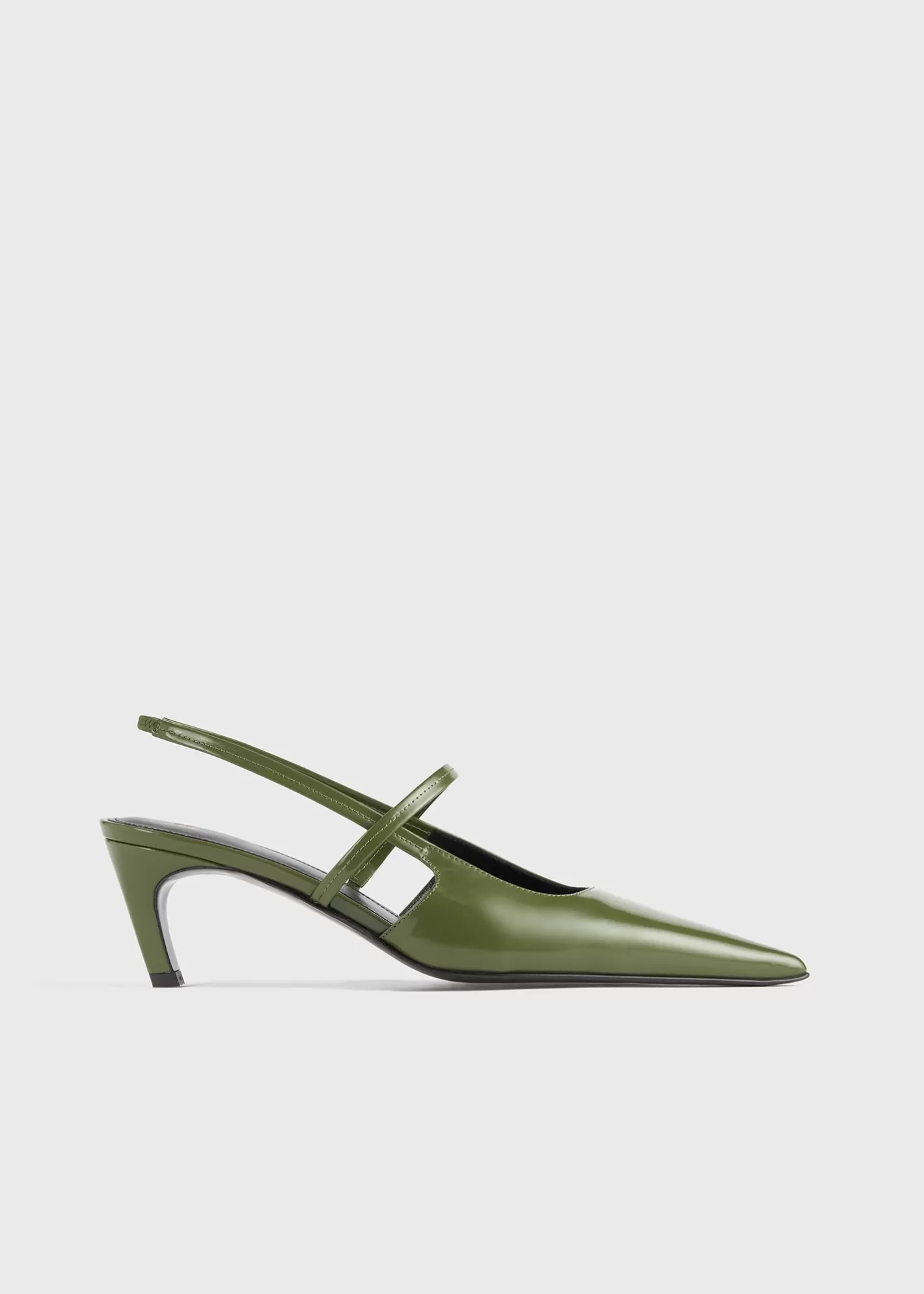 Shoes>TOTEME Sharp leather slingbacks Laurel