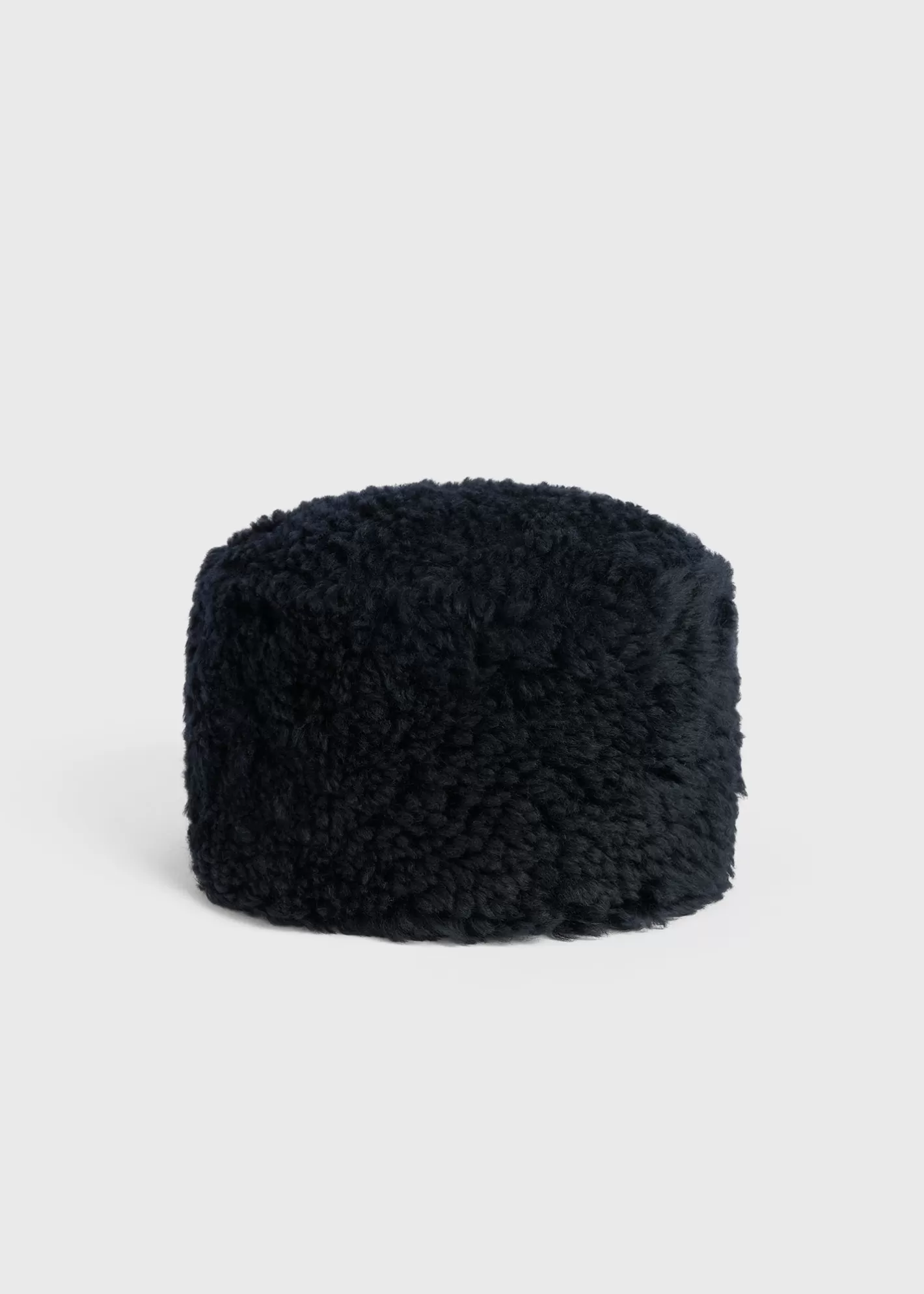 Hats & Gloves>TOTEME Shearling pillbox hat navy