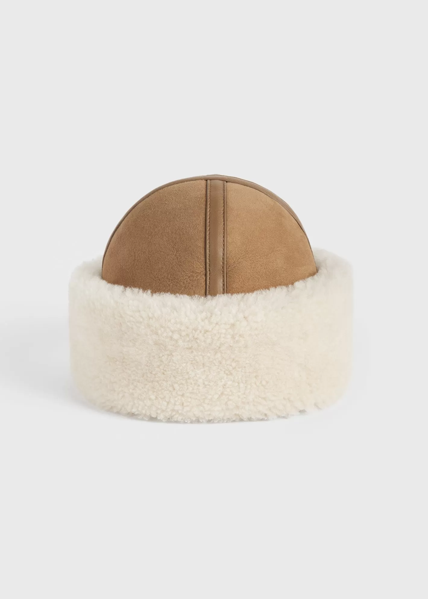 Hats & Gloves>TOTEME Shearling winter hat biscuit