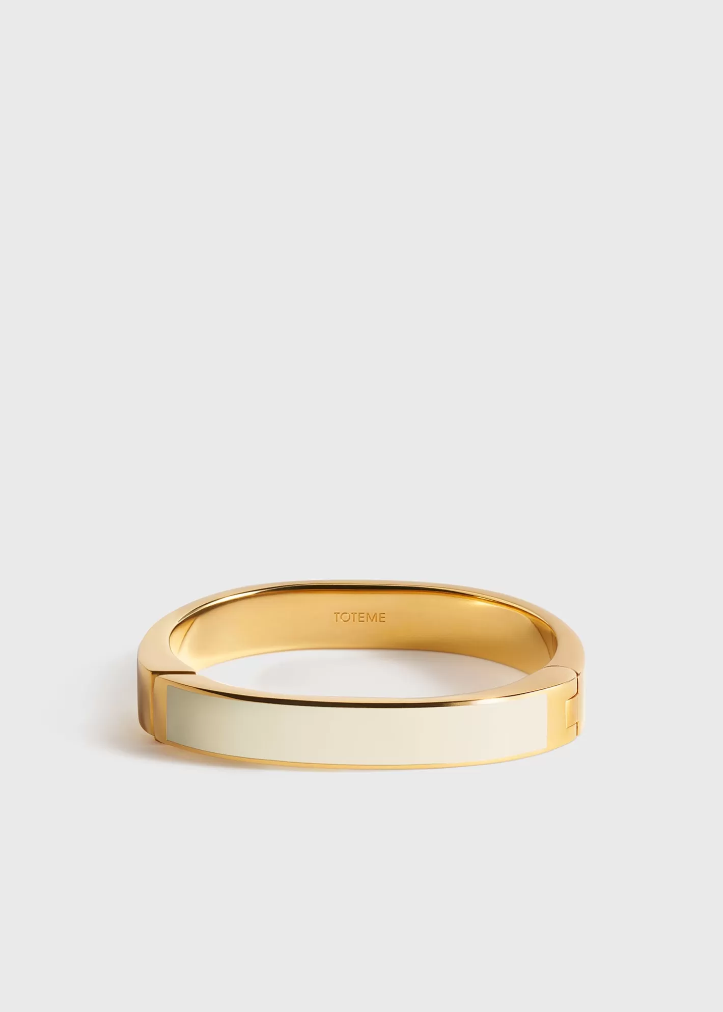 Jewelry>TOTEME Signature bracelet Ecru/Gold