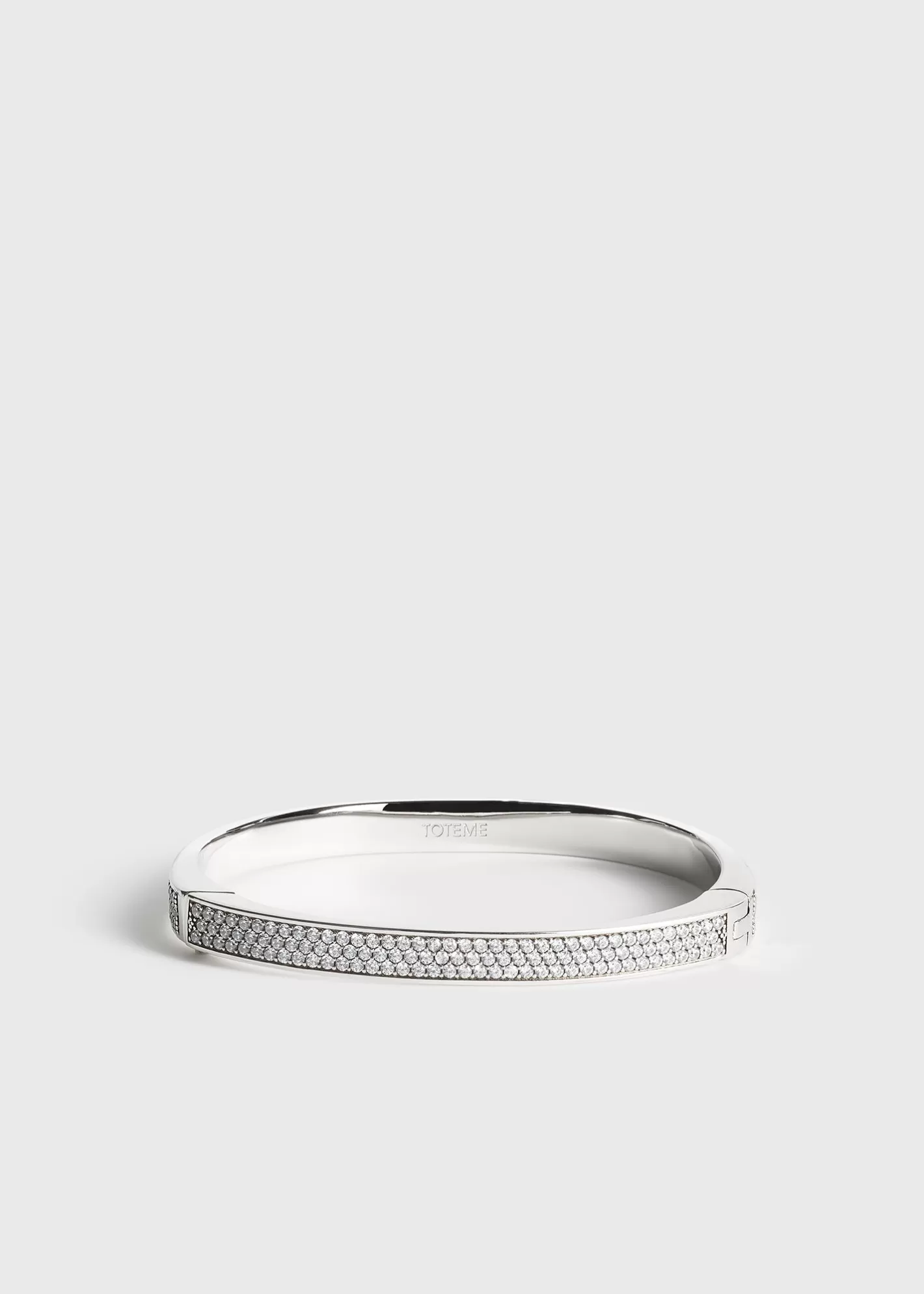 Jewelry>TOTEME Signature pavé bracelet silver