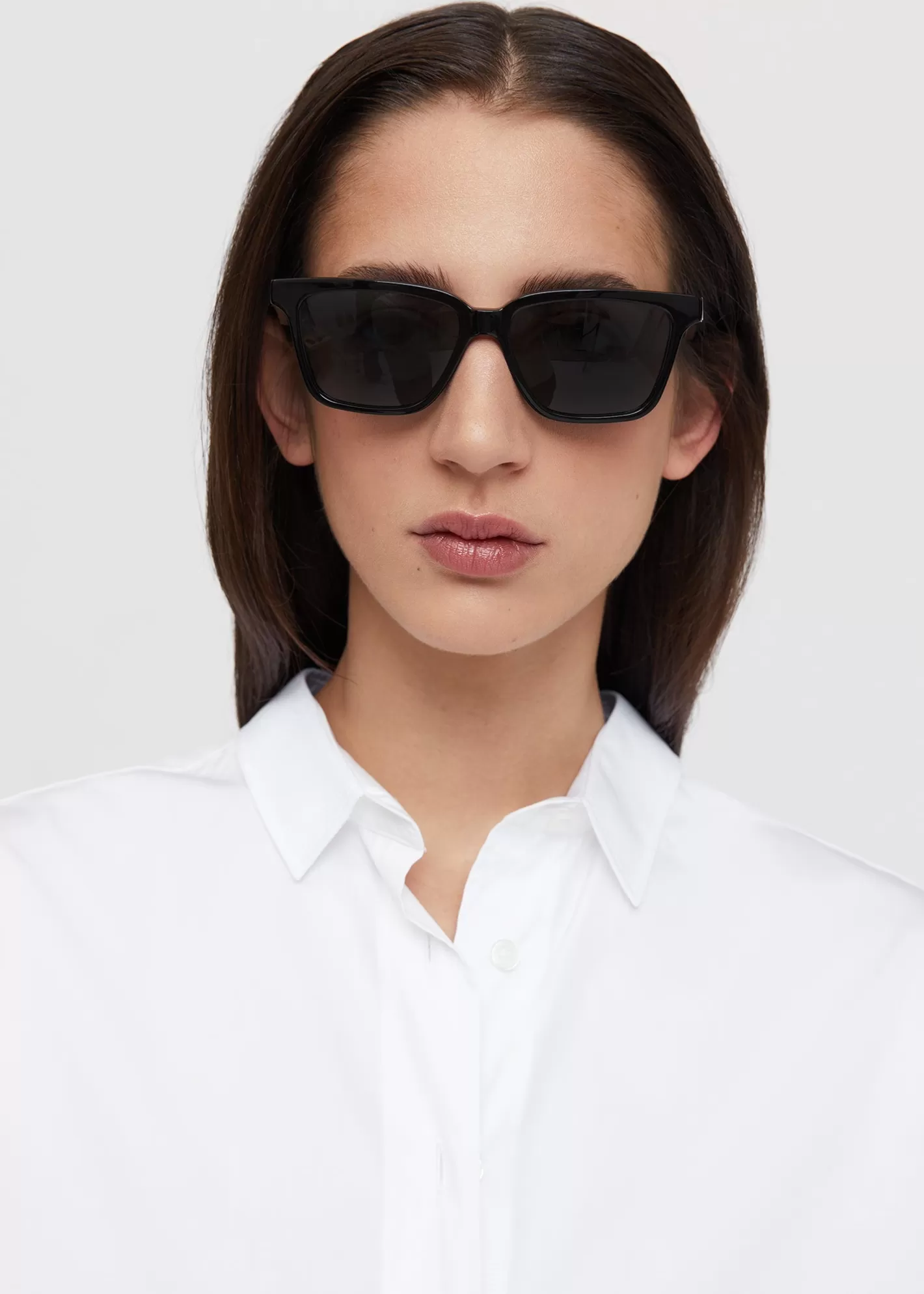 Sunglasses>TOTEME Square sunglasses Black