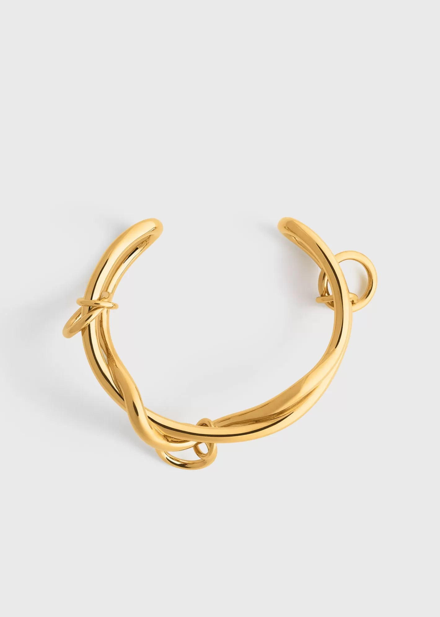 Jewelry>TOTEME Swirl cuff gold