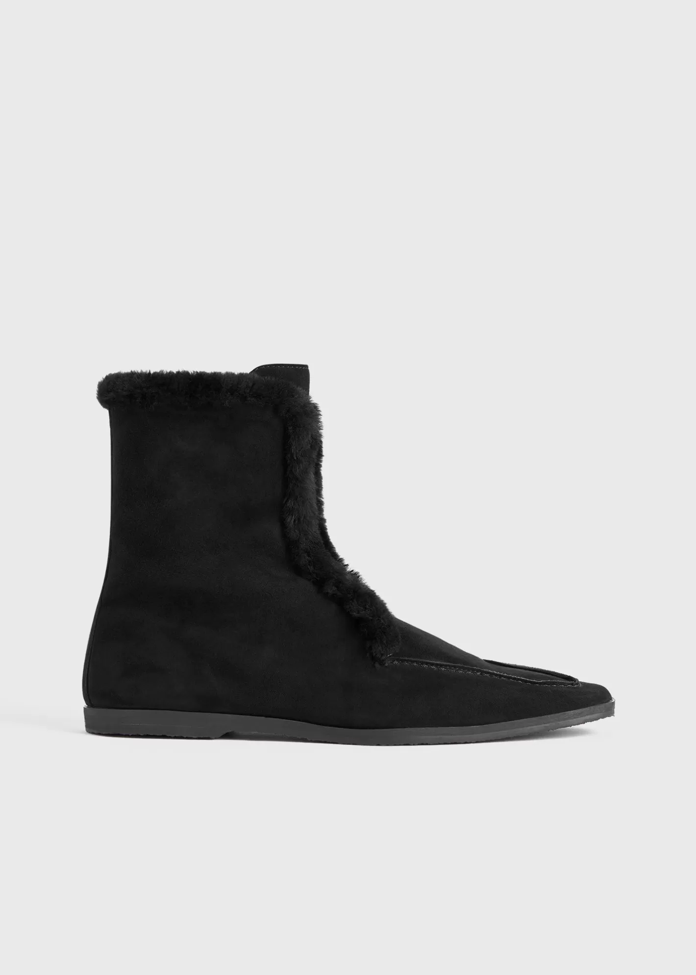 Shoes>TOTEME Zipped winter boots black